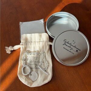 NIB HANDMADE SILVER BRACELET